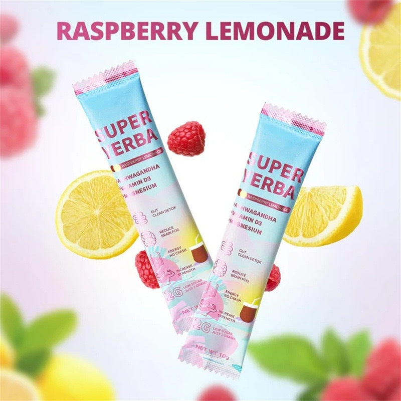 Super Yerba - Raspberry Lemonade Flavor 🌿🍋