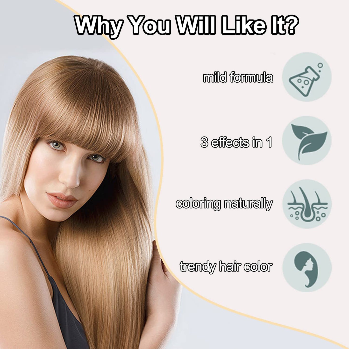 No Gloves. No Mess. Just Gorgeous Color.-- Hair Instant Dye Shampoo