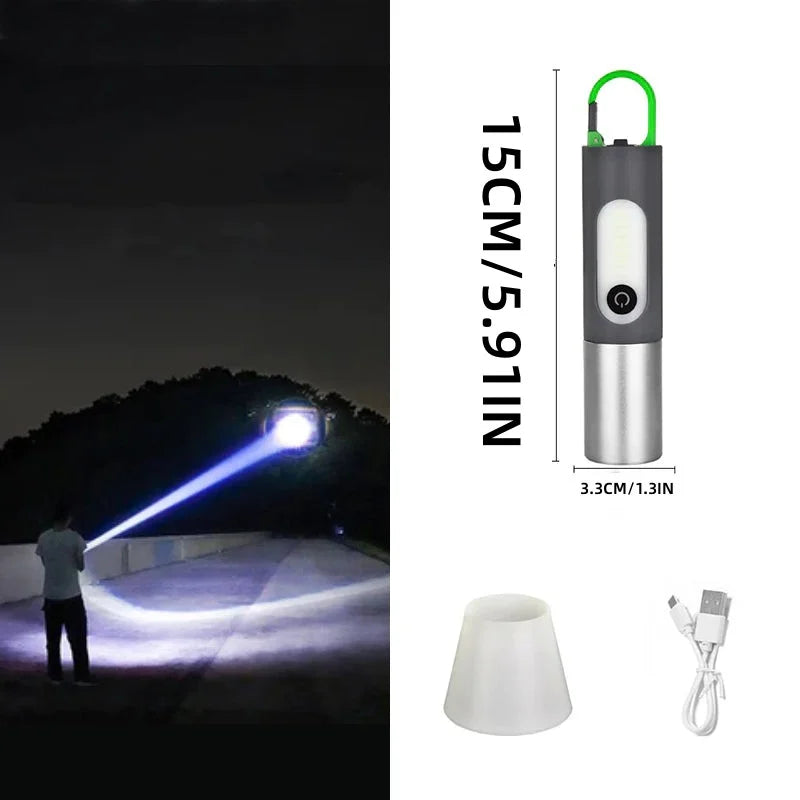 Zoomable LED Flashlight