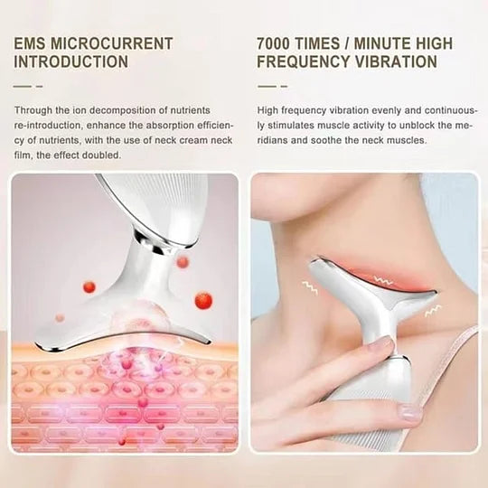 🔥 Limited-Time 49% OFF – Say Goodbye to Sagging Skin with This Face & Neck Tightening Device!