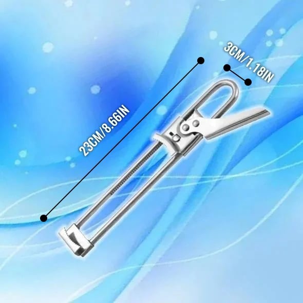 šAdjustable Multifunctional Stainless Steel Jar Opener