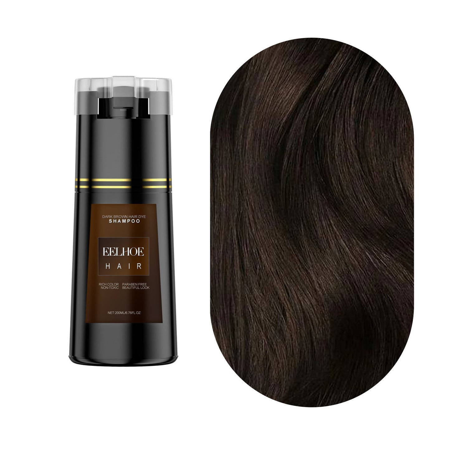No Gloves. No Mess. Just Gorgeous Color.-- Hair Instant Dye Shampoo