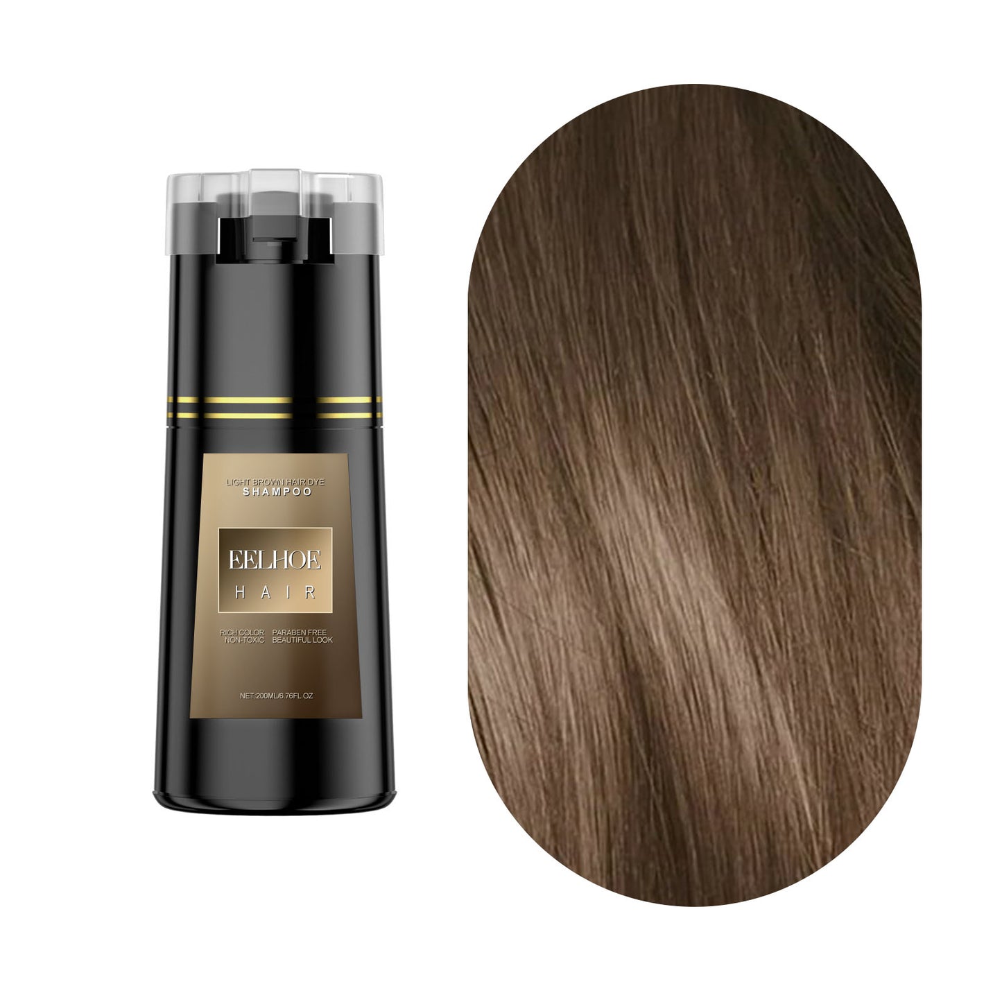 No Gloves. No Mess. Just Gorgeous Color.-- Hair Instant Dye Shampoo