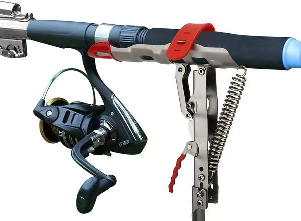 🔥🎣 2025 Hot Sale 49% OFF – Automatic Fishing Rod Holder 💥 Auto Hook, Relax & Reel In! 🎯