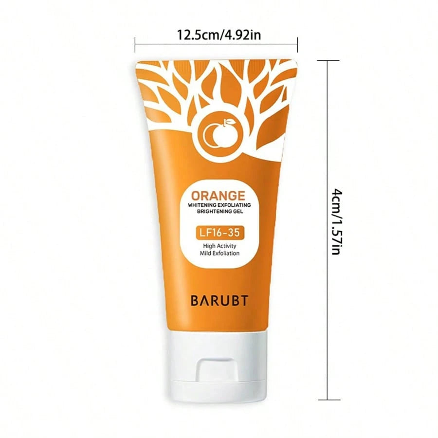 🔥2025 HOT SALE-49% OFF🔥Orange Exfoliating Gel Facial Cleansing Whole Body Scrub Dead Skin Custard