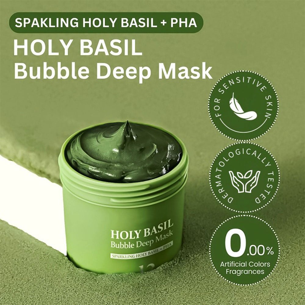 Buy 1 Get 1 Free 49%off Holy Basil Bubble Deep Mask