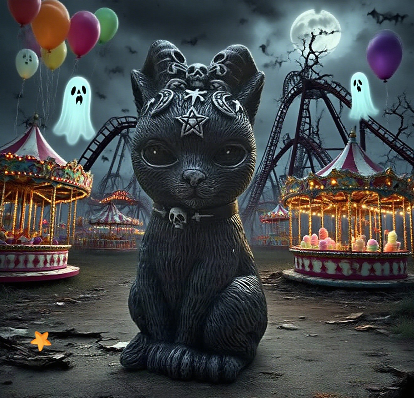 🎃Cat Halloween Lawn Gnome-Buy 2 Free Shipping