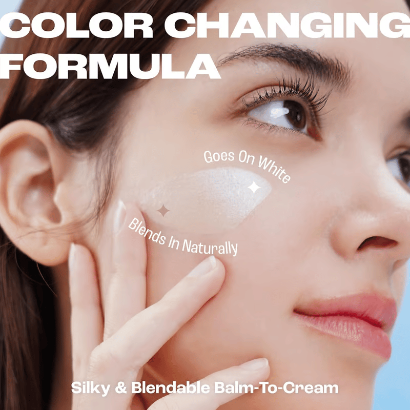 🌟Cream Stick V White Color-Changing Foundation Stick with Volufiline