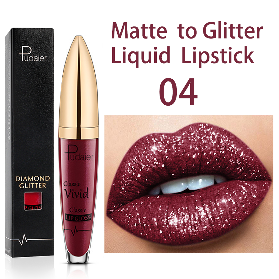 2025 (❤️BEST SALE NOW-ALL) 18 Color Diamond Shiny Long Lasting Lipstick