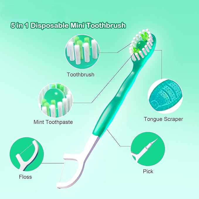 🦷✨ Stay Fresh on the Go - 49% OFF - ✨ 5-in-1 Multi-Functional Toothbrush