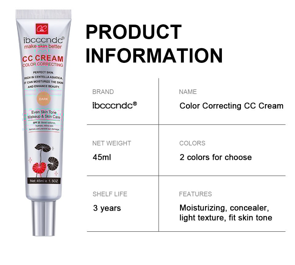 Hot sale 49%off - Hydrating CC Cream Foundation with Centella Asiatica