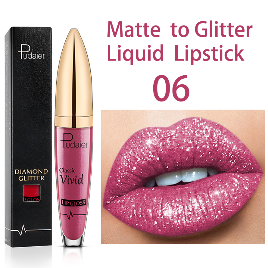 2025 (❤️BEST SALE NOW-ALL) 18 Color Diamond Shiny Long Lasting Lipstick