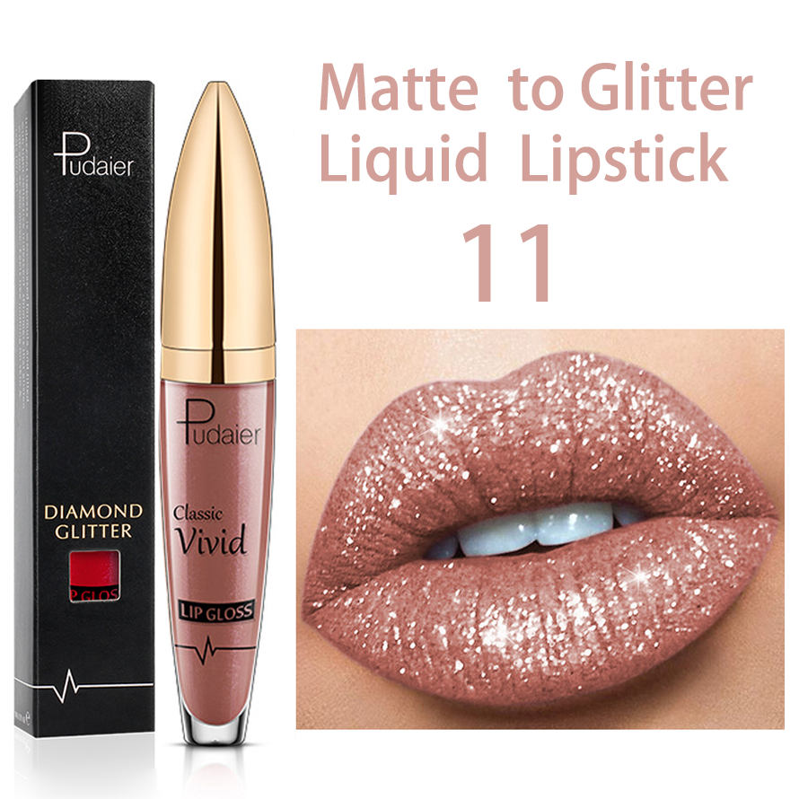 2025 (❤️BEST SALE NOW-ALL) 18 Color Diamond Shiny Long Lasting Lipstick