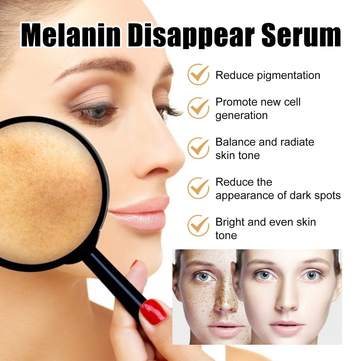 BUY 1 GET 1 FREE 49%OFF🌸2025 New Whitening Skin Melanin Correcting Facial Serum