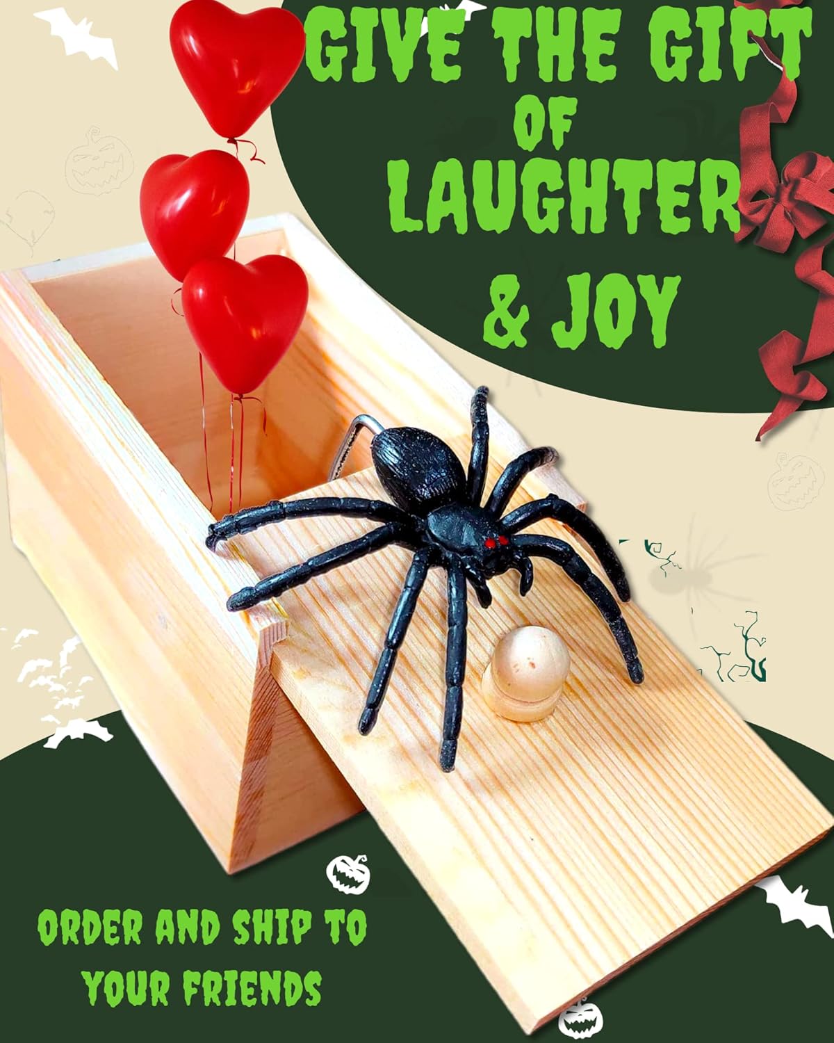 Halloween Special Gifts🎁Spider Scare Prank Box🔥