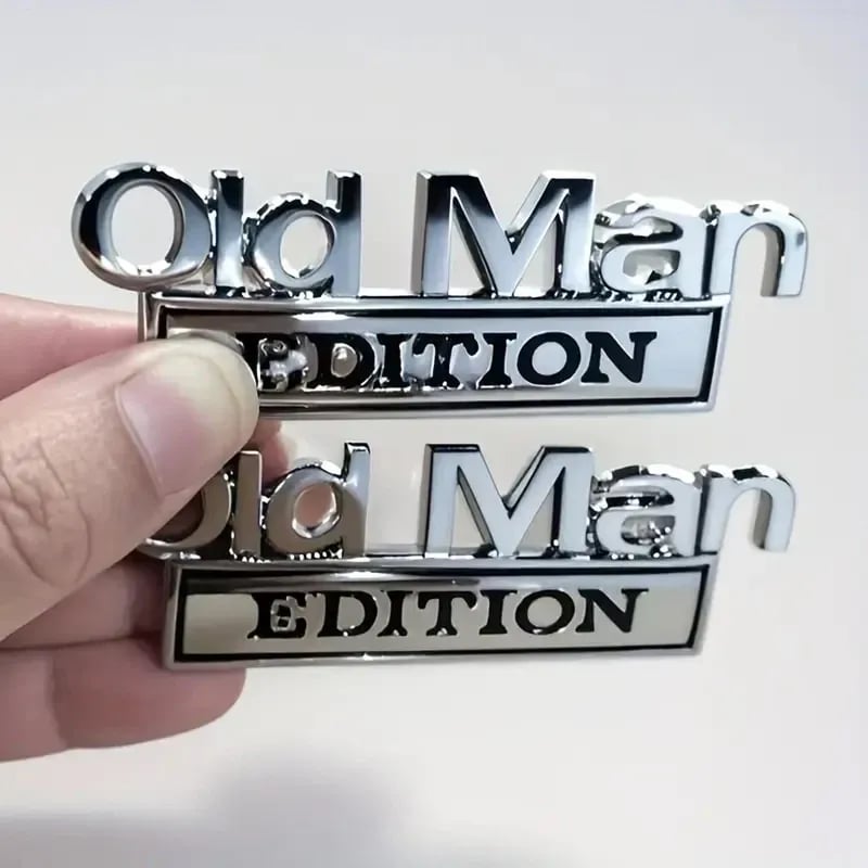 Limited Time Discount 49% OFF🚗 Old Man Edition Car Emblem