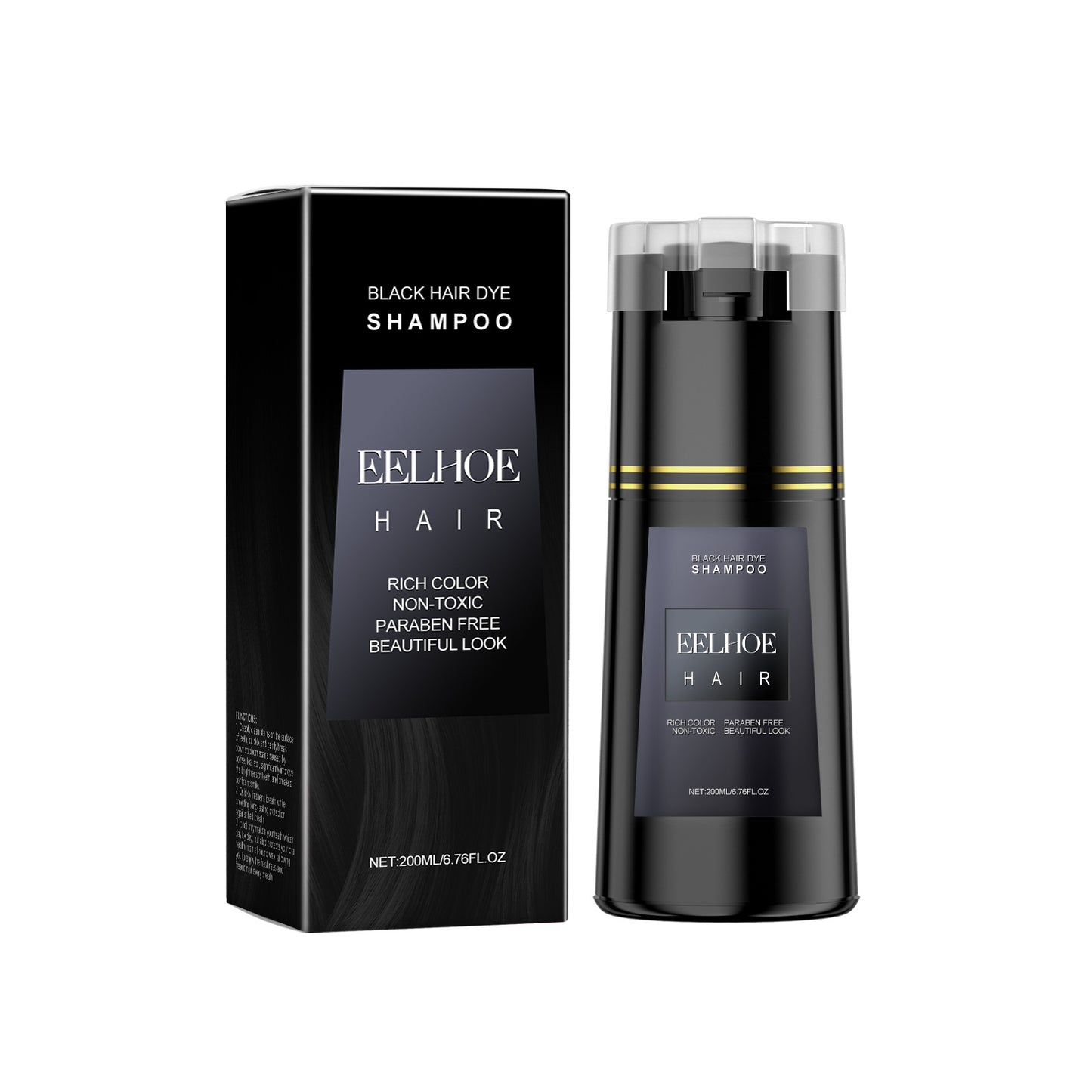 No Gloves. No Mess. Just Gorgeous Color.-- Hair Instant Dye Shampoo