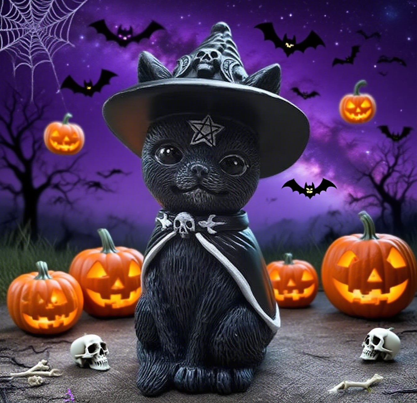 🎃Cat Halloween Lawn Gnome-Buy 2 Free Shipping