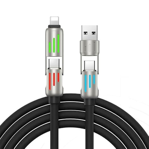 🔥 49% OFF – The Ultimate 4-in-1 Fast Charging Cable for All Your Device