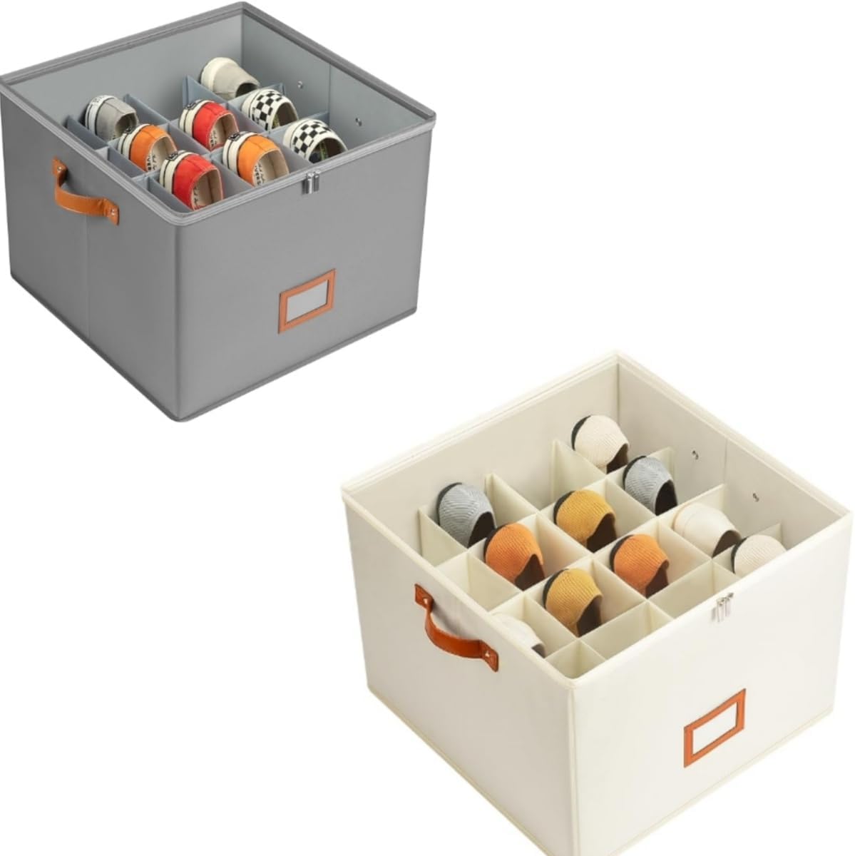 🔥 Fabric Shoe Organizer Storage Box