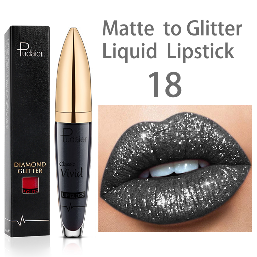 2025 (❤️BEST SALE NOW-ALL) 18 Color Diamond Shiny Long Lasting Lipstick