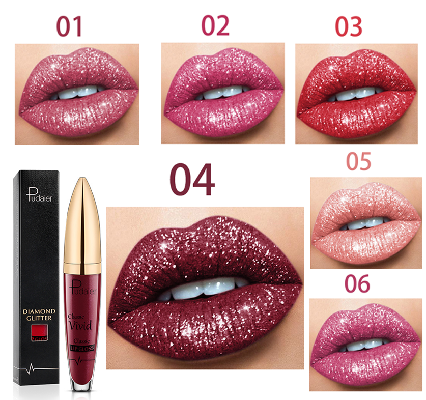 2025 (❤️BEST SALE NOW-ALL) 18 Color Diamond Shiny Long Lasting Lipstick