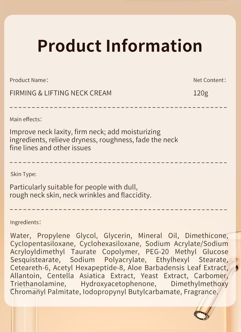Hot Sale 49% OFF - Neck Firming Cream