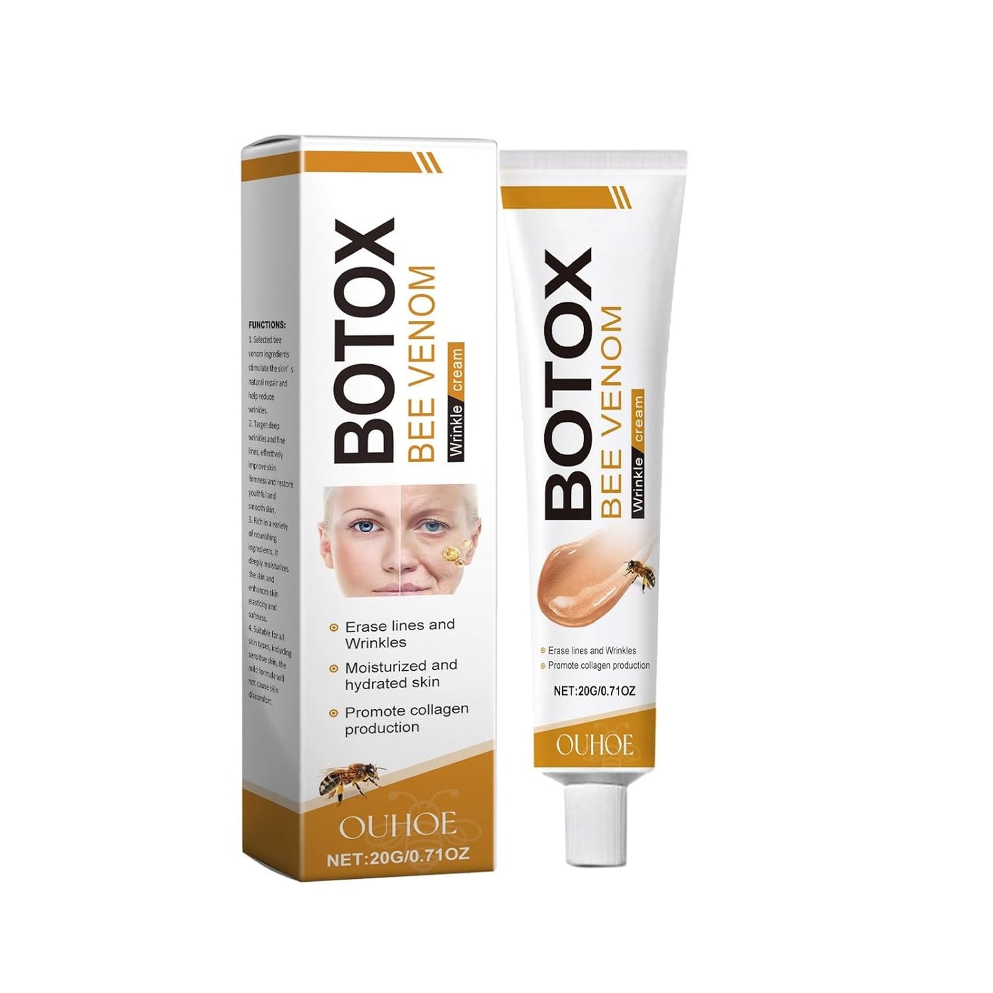 🔥2025 HOT SALE-49% OFF🔥👨⚕️Botox Bee Venom Wrinkle Removal Cream