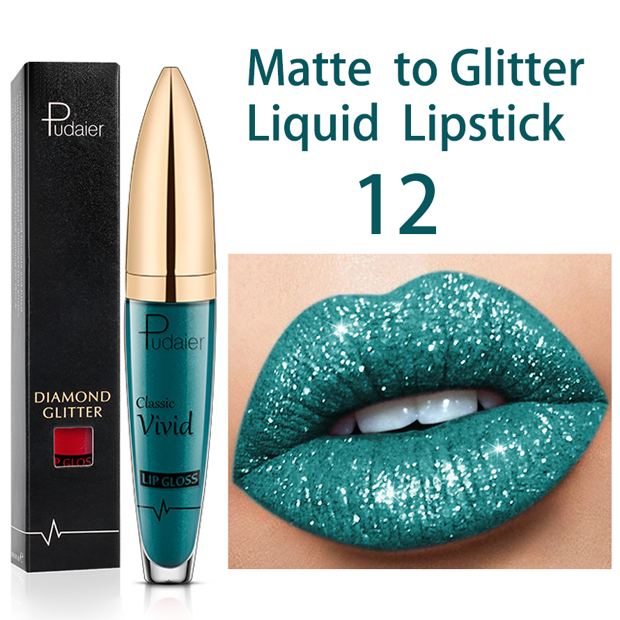 2025 (❤️BEST SALE NOW-ALL) 18 Color Diamond Shiny Long Lasting Lipstick