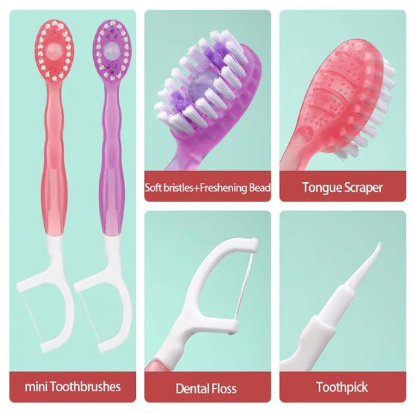 🦷✨ Stay Fresh on the Go - 49% OFF - ✨ 5-in-1 Multi-Functional Toothbrush