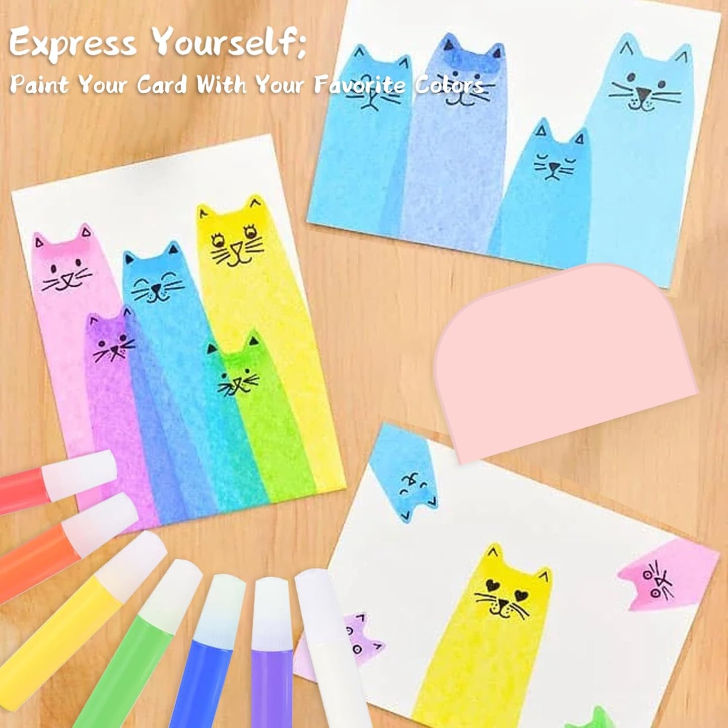 🔥Last Day BUY 1 GET 1 FREE 49%off 🔥 Rainbow Scratch-off Postcard