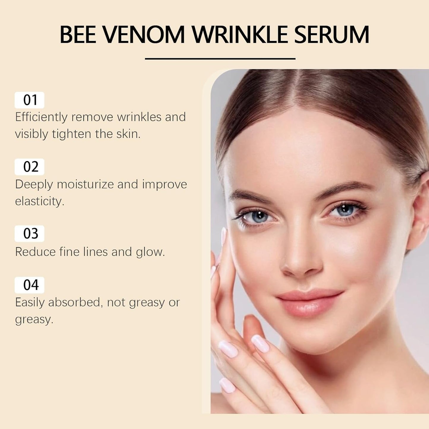 🔥2025 HOT SALE-49% OFF🔥👨⚕️Botox Bee Venom Wrinkle Removal Cream
