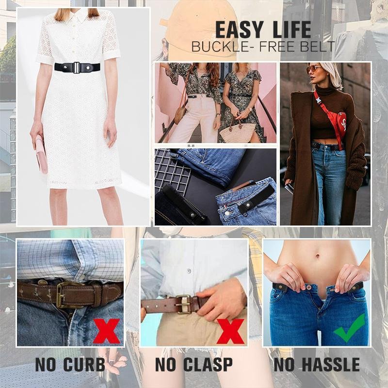 Mother's Day Promotion💝Buckle-free Invisible Elastic Waist Belts