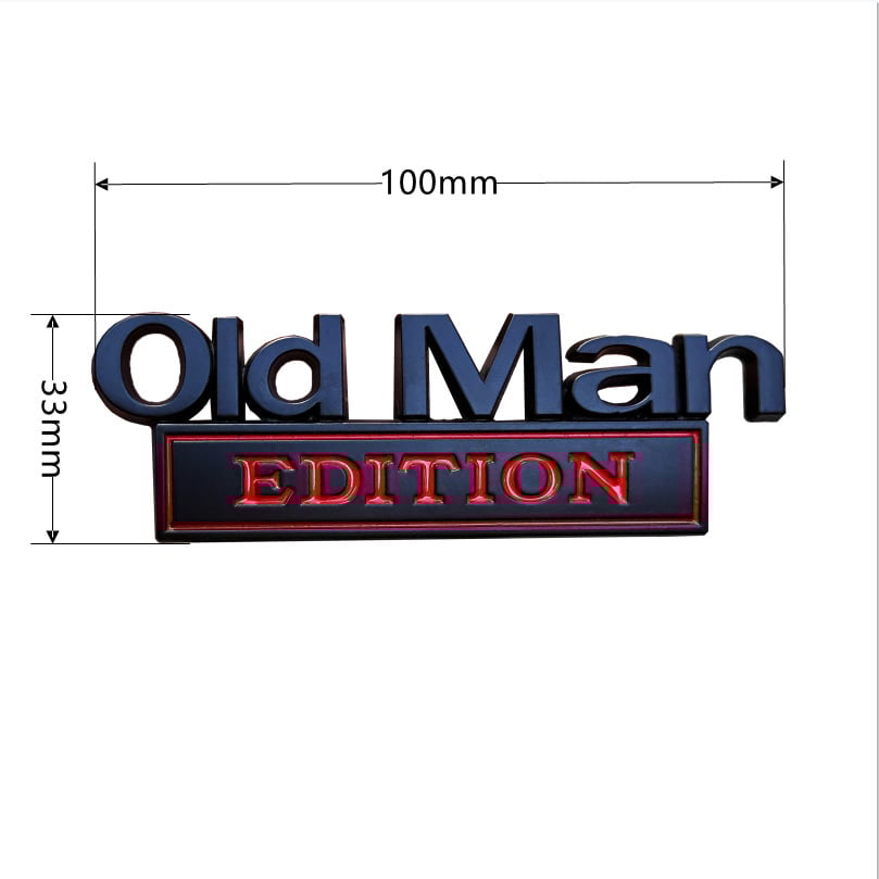 Limited Time Discount 49% OFF🚗 Old Man Edition Car Emblem