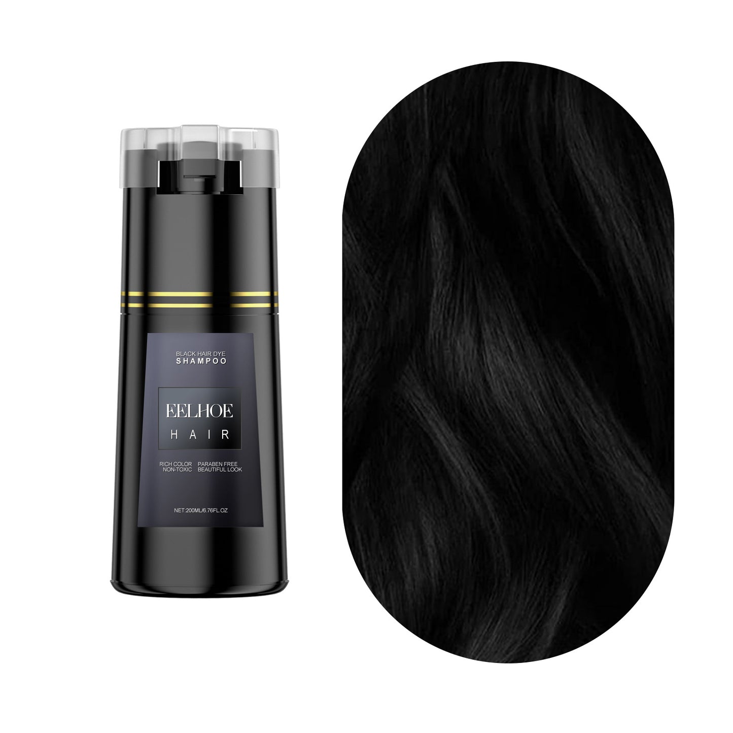 No Gloves. No Mess. Just Gorgeous Color.-- Hair Instant Dye Shampoo
