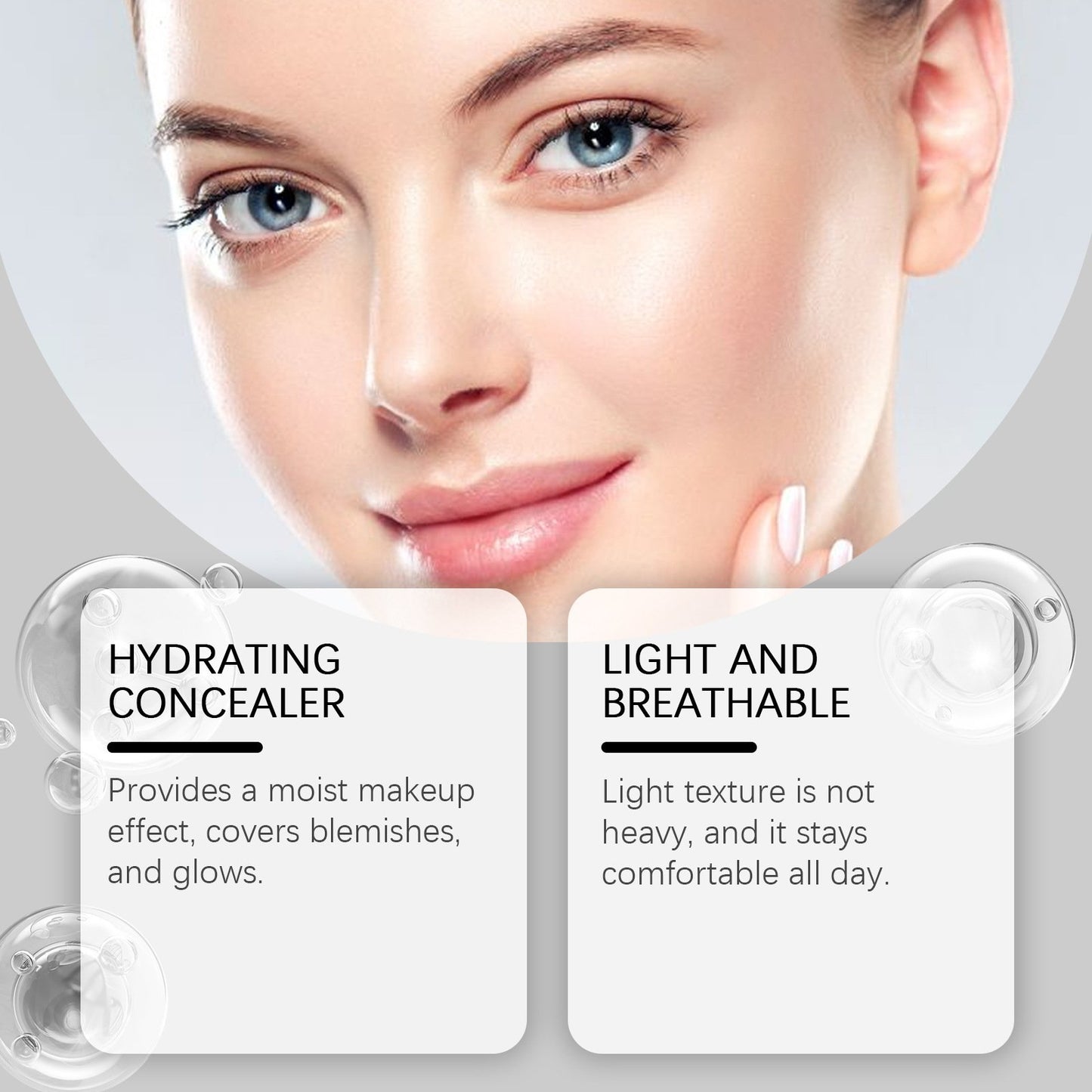 Say Goodbye to Dark Circles in Seconds!💖Under Eye Brightener, Conceal & Brighten Dark Circles
