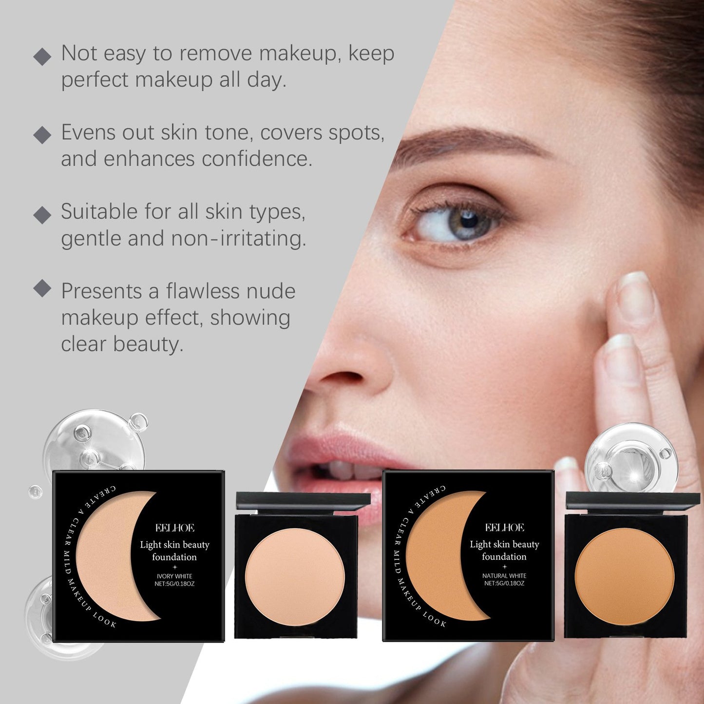 Say Goodbye to Dark Circles in Seconds!💖Under Eye Brightener, Conceal & Brighten Dark Circles