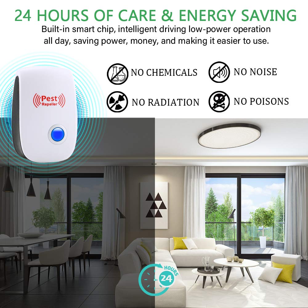 2025 Upgrated Pest Control Ultrasonic Repellent