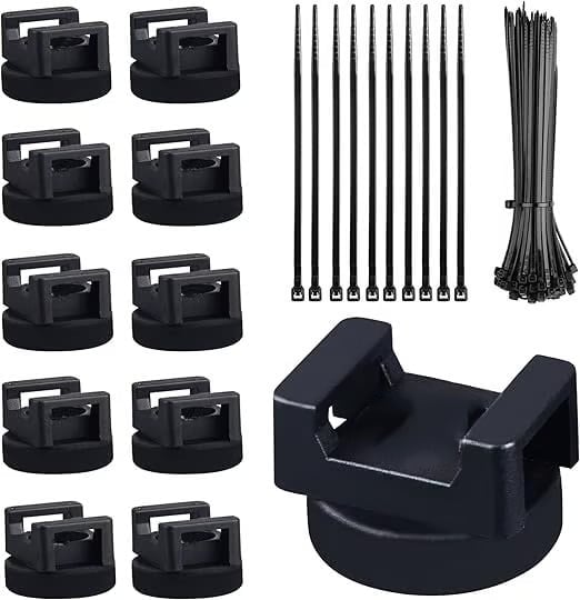 Magnetic Cable Zip Tie Mount Kit – Smart, Flexible Cable Management for Every Space