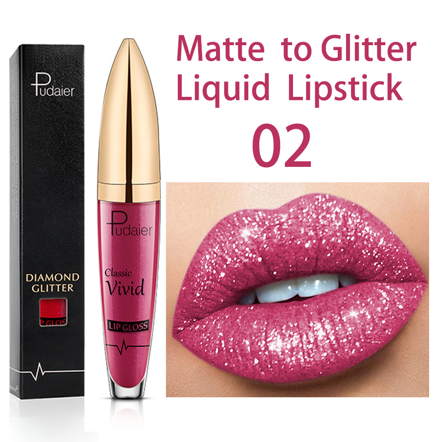 2025 (❤️BEST SALE NOW-ALL) 18 Color Diamond Shiny Long Lasting Lipstick