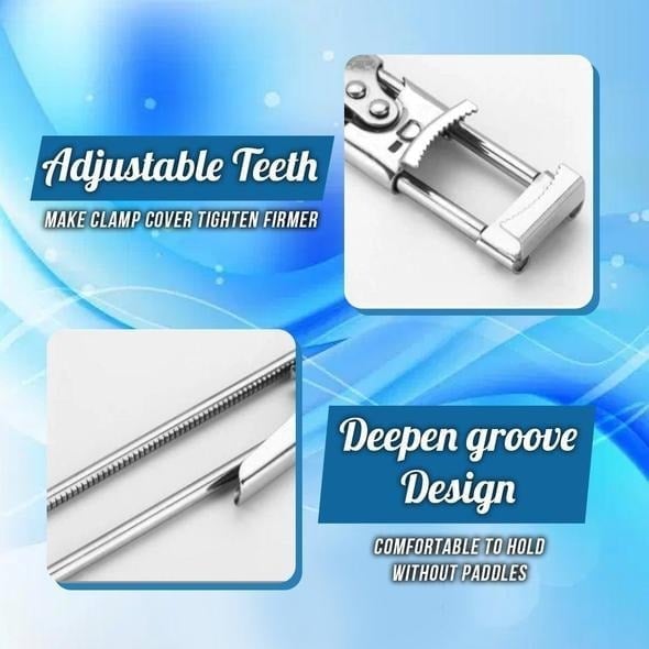 šAdjustable Multifunctional Stainless Steel Jar Opener