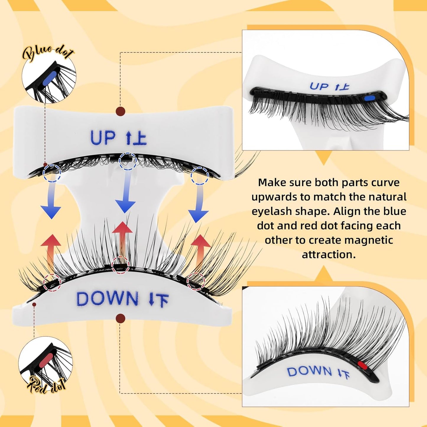 🔥Last Day 49% OFF💖- 🤩Reusable Premium Self-Adhesive Eyelashes | Easy, Quick, Safe! 💖
