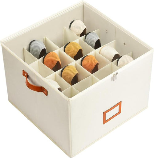 🔥 Fabric Shoe Organizer Storage Box