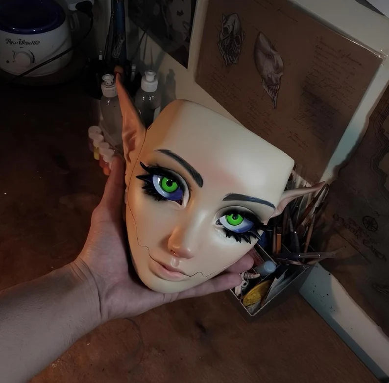 🔥Flash Sale 49% OFF -🔥Halloween 2025 Babydoll Mask🎃🎃