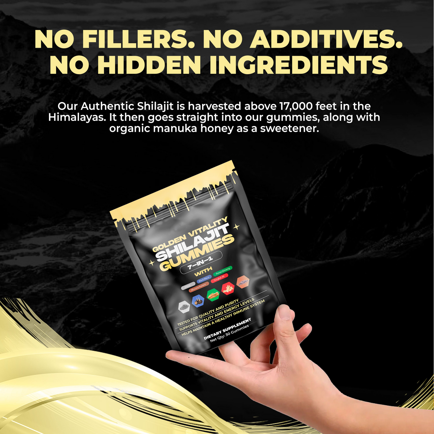 Shilajit Gummies(Mixed Packaging Of Old And New)
