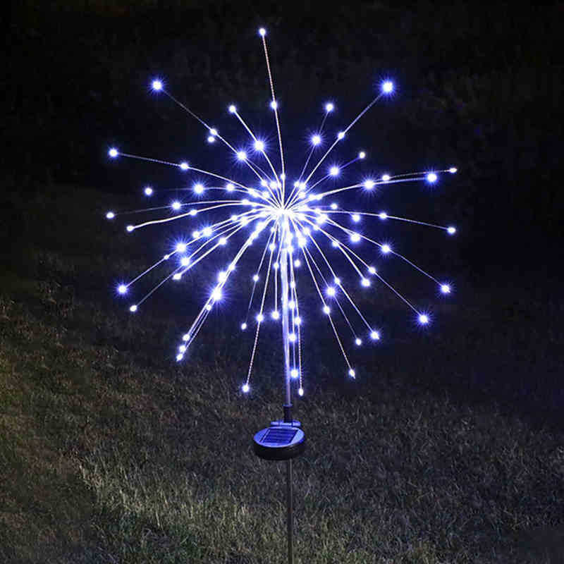 BUY MORE GET MORE FREE 49%off🔥🔥Waterproof Solar Garden Fireworks Lamp