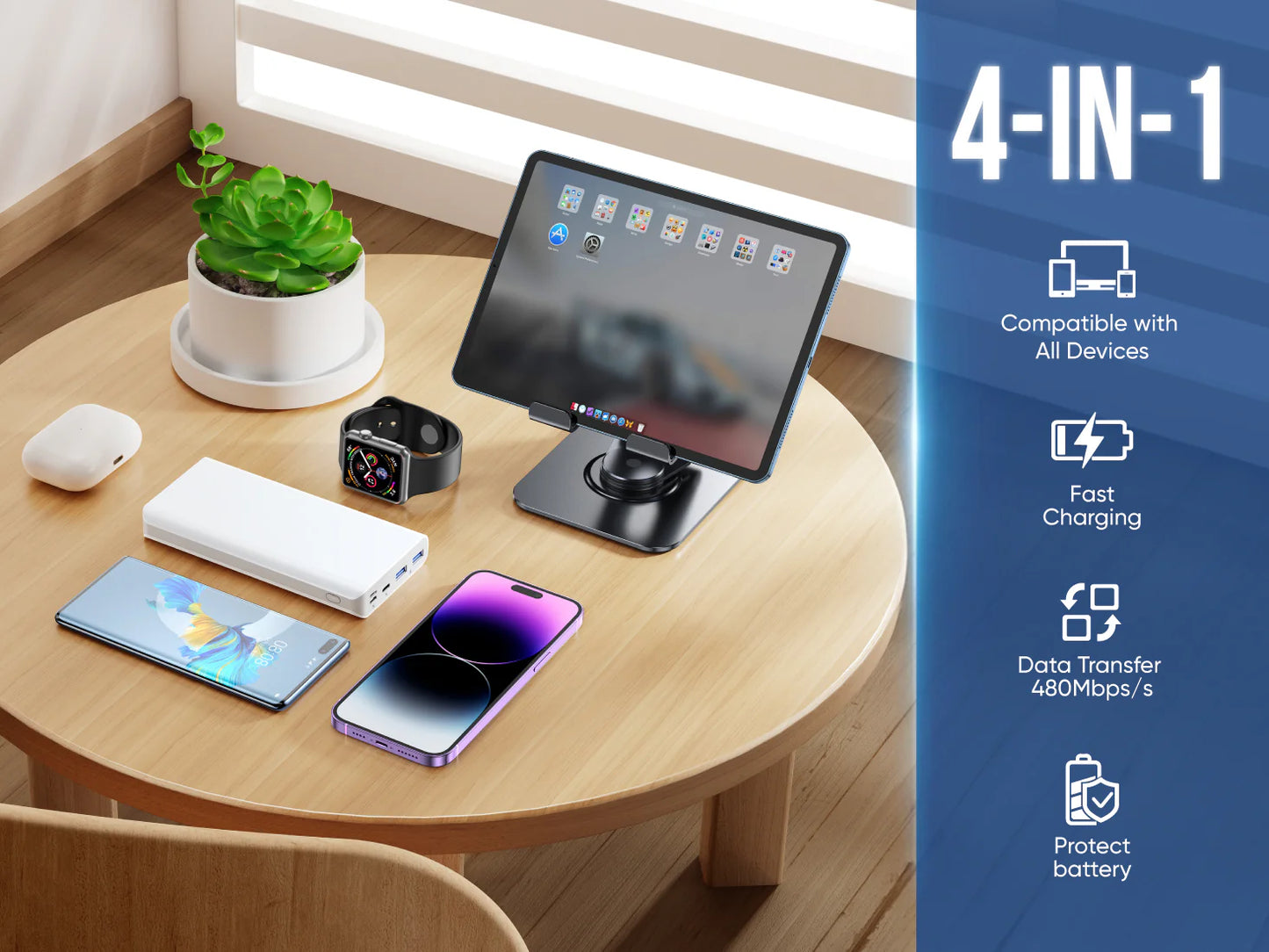 🔥 49% OFF – The Ultimate 4-in-1 Fast Charging Cable for All Your Device