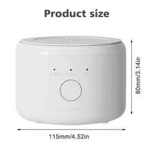 Portable Retainer Cleaner UV Ultrasonic False Teeth Retainer Cleaner Ultrasonic Cleaner For Retainers Dentures Jewelry Cleanin