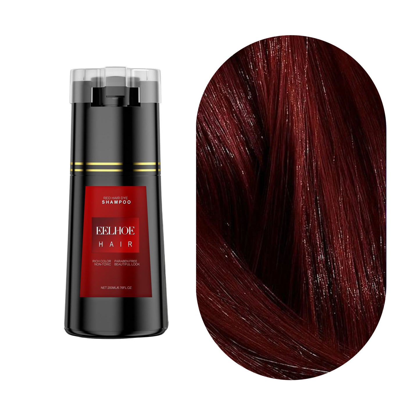 No Gloves. No Mess. Just Gorgeous Color.-- Hair Instant Dye Shampoo