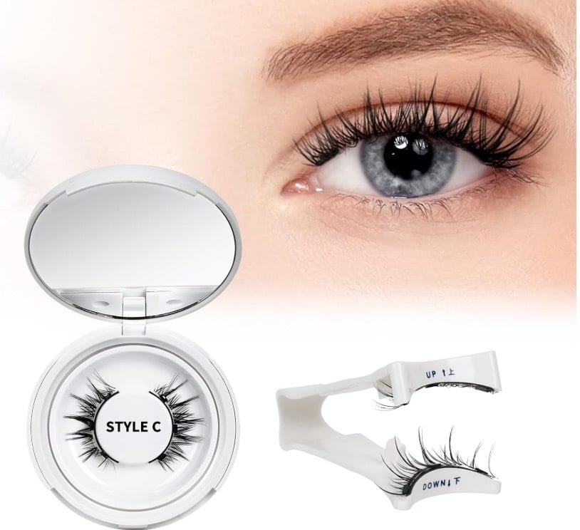 🔥Last Day 49% OFF💖- 🤩Reusable Premium Self-Adhesive Eyelashes | Easy, Quick, Safe! 💖
